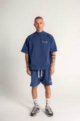 Dark Navy “Love Ur Self” Boxy Tee