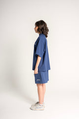Dark Navy “Love Ur Self” Boxy Tee