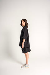 Black “Love Ur Self” Boxy Tee
